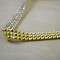 1 Yard 3/4" Gold Banded Sparkling Rhinestone Trim – Mesh Ribbon for Wedding Decor